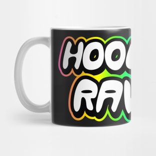 Hoodie Rave Rainbow Outline Mug